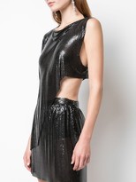Thumbnail for your product : Fannie Schiavoni Asymmetric Chainmail Top