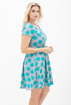 Thumbnail for your product : Forever 21 FOREVER 21+ Plus Size Spotted Fit & Flare Dress