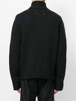 Thumbnail for your product : Maison Margiela zipped knitted sweater