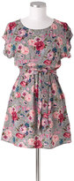Thumbnail for your product : Delia's Floral Blelted Shift Dress