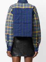 Thumbnail for your product : Natasha Zinko cropped plaid jacket