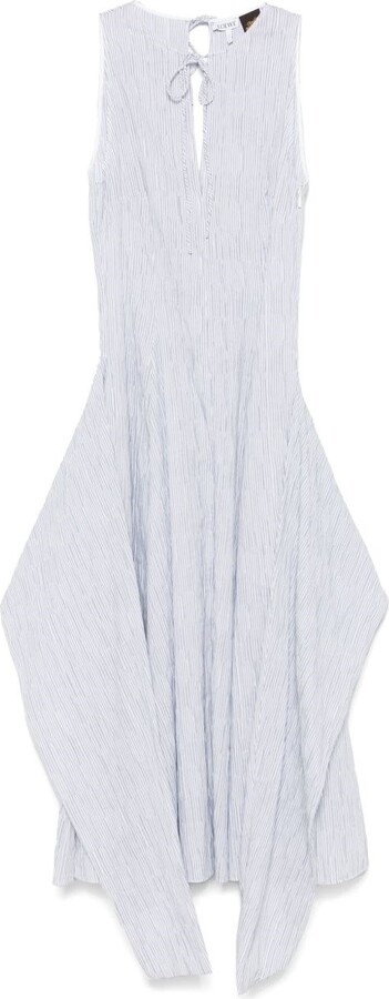 LOEWE PAULA'S IBIZA Cotton Blend Midi Dress