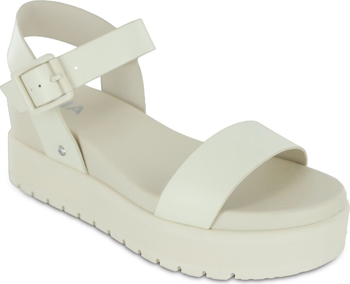Mia Women's Kayci Platform Round Toe Sandals