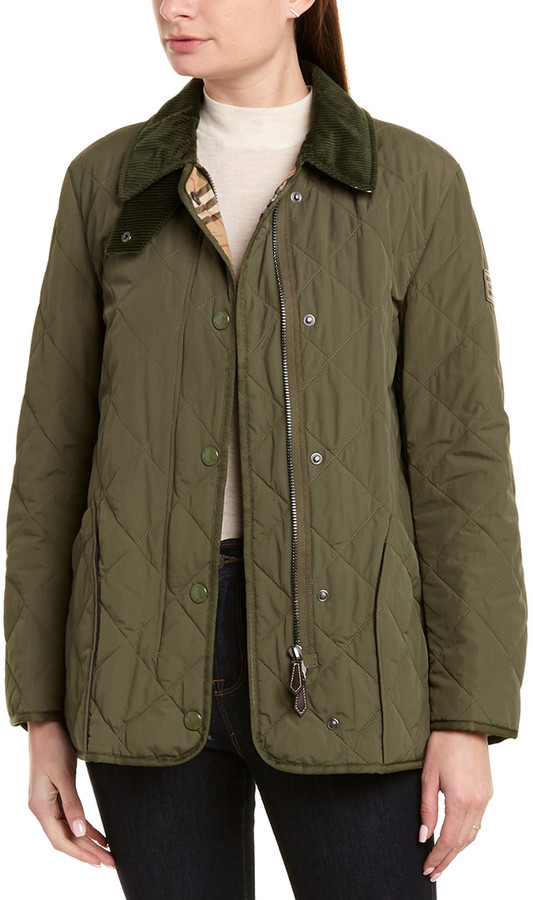 Burberry Diamond Quilted Thermoregulated Barn Jacket - ShopStyle
