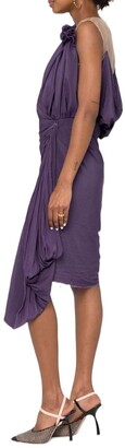 Lanvin Womens Purple Other Materials Dress