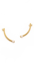 Thumbnail for your product : Vita Fede Half Moon Imitation Pearl Earrings
