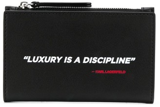 Karl Lagerfeld Paris Legend zipped cardholder