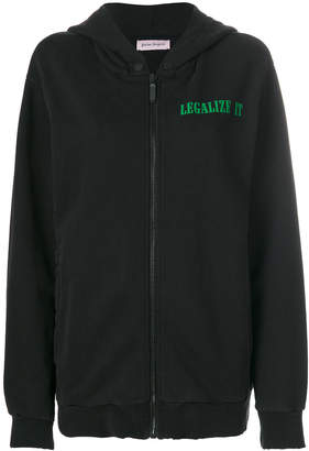 Palm Angels Legalize It zip-up hoodie