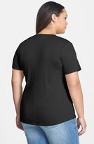 Thumbnail for your product : Sejour Plus Size Women's Short Sleeve V-Neck Tee