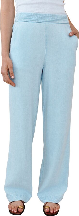 Bella Dahl Catalina Stitch Detail Pull-On Pants