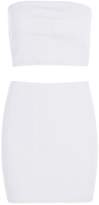 Thumbnail for your product : boohoo Petite Bandeau Mini Bandage Skirt Co-Ord
