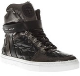 Thumbnail for your product : Frankie Morello Variante A Black Leather High Top Sneakers