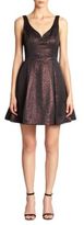 Thumbnail for your product : Ali Ro Pleated Brocade Dress