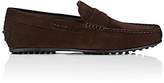 Thumbnail for your product : Tod's Men's Suede Penny Drivers - Brown
