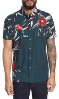 Thumbnail for your product : Ted Baker Parrot Print Short Sleeve Sport Shirt