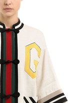 Thumbnail for your product : Gucci Oversized Linen & Silk Kimono Jacket