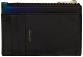 Thumbnail for your product : Paul Smith Black and Blue Gradient Zip Card Holder