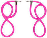 Balenciaga - Boucles d'oreilles roses Elastic Magnet