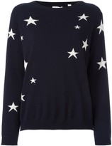 Thumbnail for your product : Chinti and Parker Cashmere Slouchy Star Intarsia Sweater