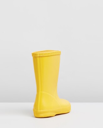 Hunter Yellow Long Boots - First Classic - Kids - Size 010 at The Iconic