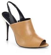 Thumbnail for your product : Narciso Rodriguez Cindy Leather Slingback Sandals