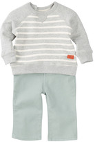 Thumbnail for your product : 7 For All Mankind Standard Jean & Striped Sweater Set (Baby Boys)