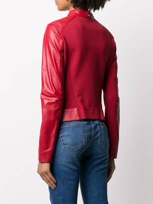 Liu Jo Faux-Leather Fitted Jacket