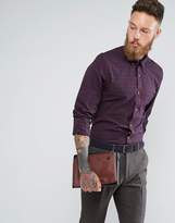 Thumbnail for your product : Moss Bros Skinny Smart Shirt In Check