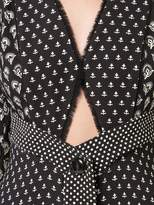 Thumbnail for your product : Proenza Schouler Block Print Long Sleeve Dress