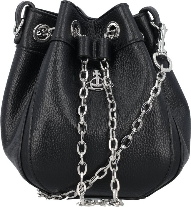 Vivienne Westwood Orb Plaque Chained Bucket Bag