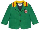 Thumbnail for your product : Gucci Baby cotton jacket with crest