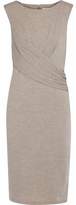 Thumbnail for your product : Max Mara Gathered Stretch-wool Dress