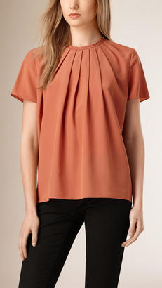 Burberry Structured Crepe Top