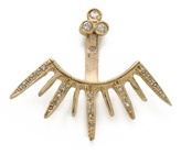 Thumbnail for your product : Jacquie Aiche Pave Starburst Ear Cuff