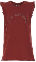 Thumbnail for your product : The Upside Printed cotton-jersey tank top