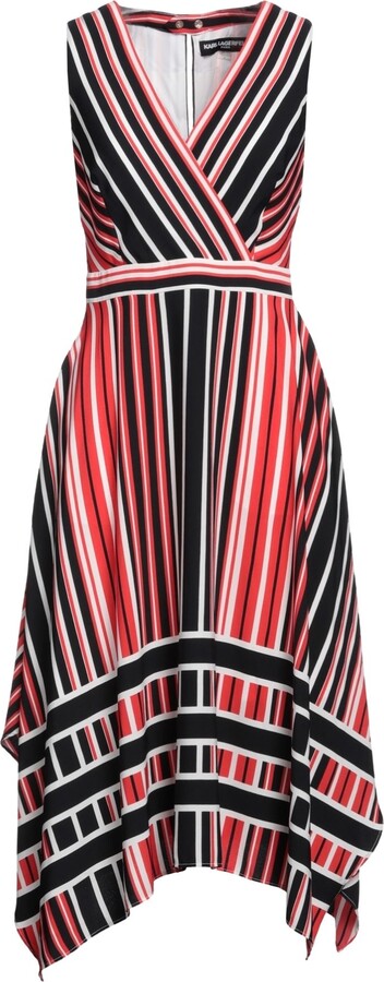 Karl Lagerfeld Paris | Women's Belted Short Wrap Dress | Port Wine Red | Size 2
