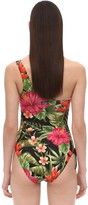 Thumbnail for your product : MC2 Saint Barth One Shoulder Printed One Piece Swimsuit
