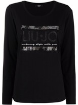 Thumbnail for your product : Liu Jo Logo Long-Sleeve Sweatshirt