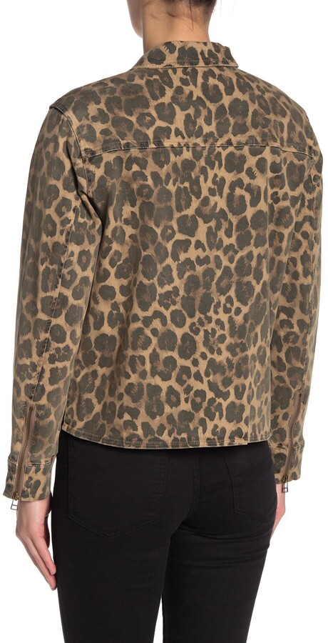 petite leopard jacket