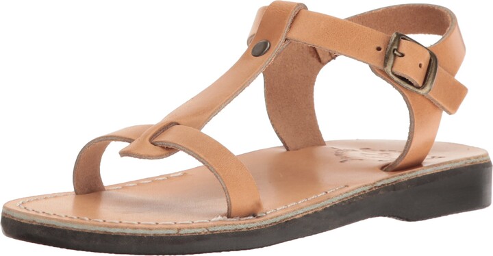 Bathsheba Womens Sandals Leather T Strap Sandal