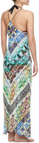 Thumbnail for your product : Milly Charlevoid Print Deep V-Neck Maxi Coverup Dress