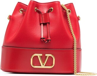 Valentino Garavani Vlogo Signature Mini Bucket Bag