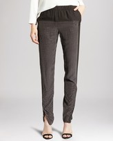 Thumbnail for your product : Halston Pants - Slim Silk Embellished