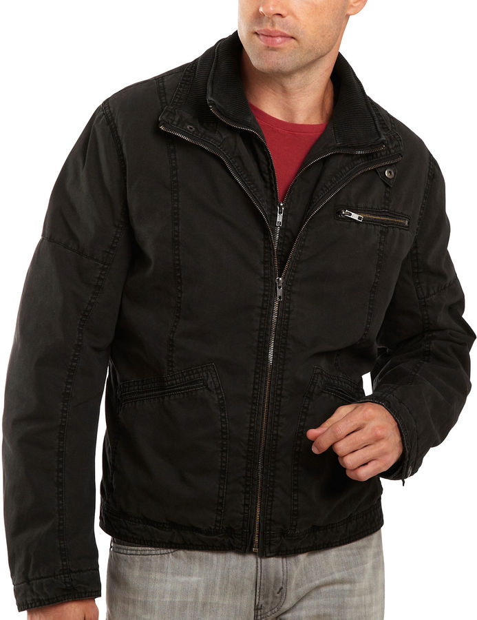 JCPenney R And O Excelled Washed Cotton Jacket ShopStyle