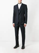 Thumbnail for your product : Dolce & Gabbana bee patch patterned three-piece suit