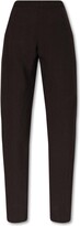 High-Waist Tapered Trousers 