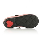 Thumbnail for your product : Moschino MoschinoGirls Pink Leather Teddy Ballerinas