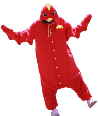 WOTOGOLD Animal Cosplay Costume Rooster Unisex Adult Chicken Pajamas
