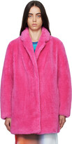 Thumbnail for your product : Yves Salomon Meteo Pink Notched Lapel Coat