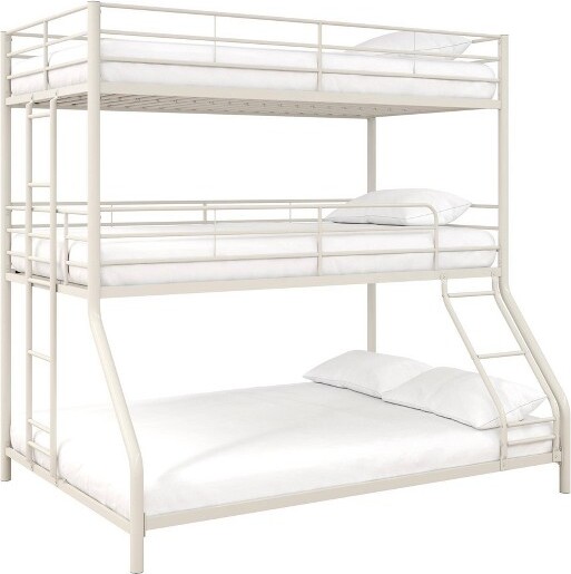 Twin/Twin/Full Zeke Triple Kids' Metal Bunk Bed Room & Joy ShopStyle